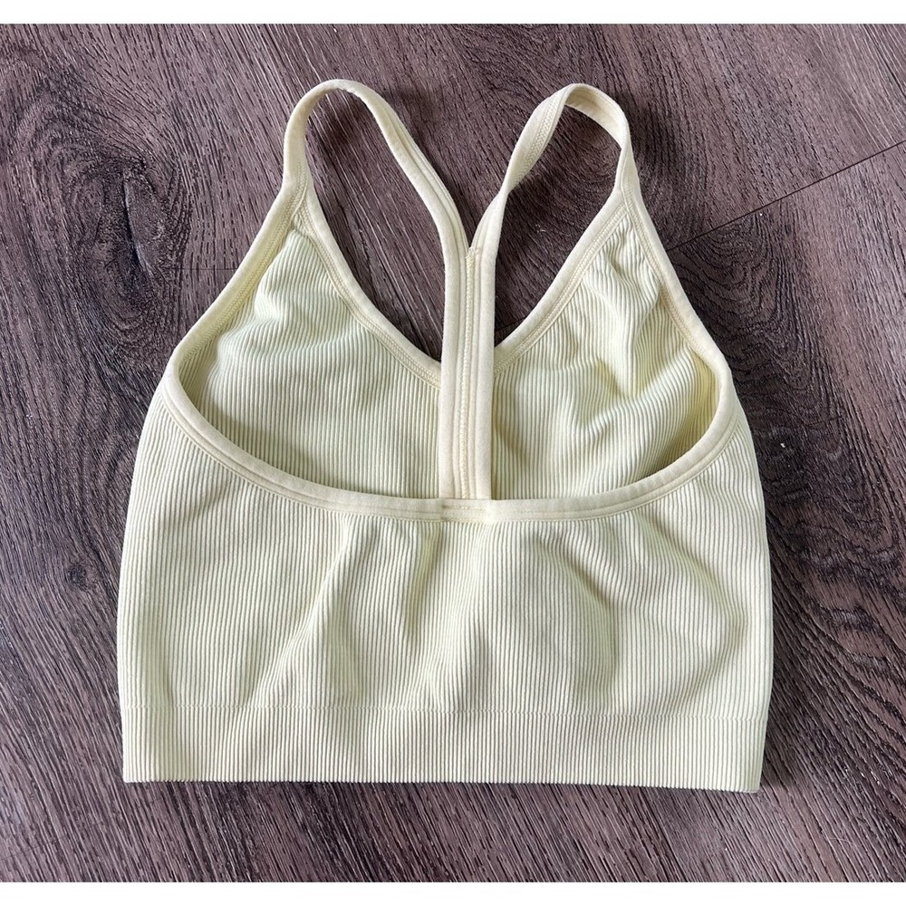 SET ACTIVE Sculptflex Ribbed V Bra Gym Working Yoga Small - Picture 3 of 4